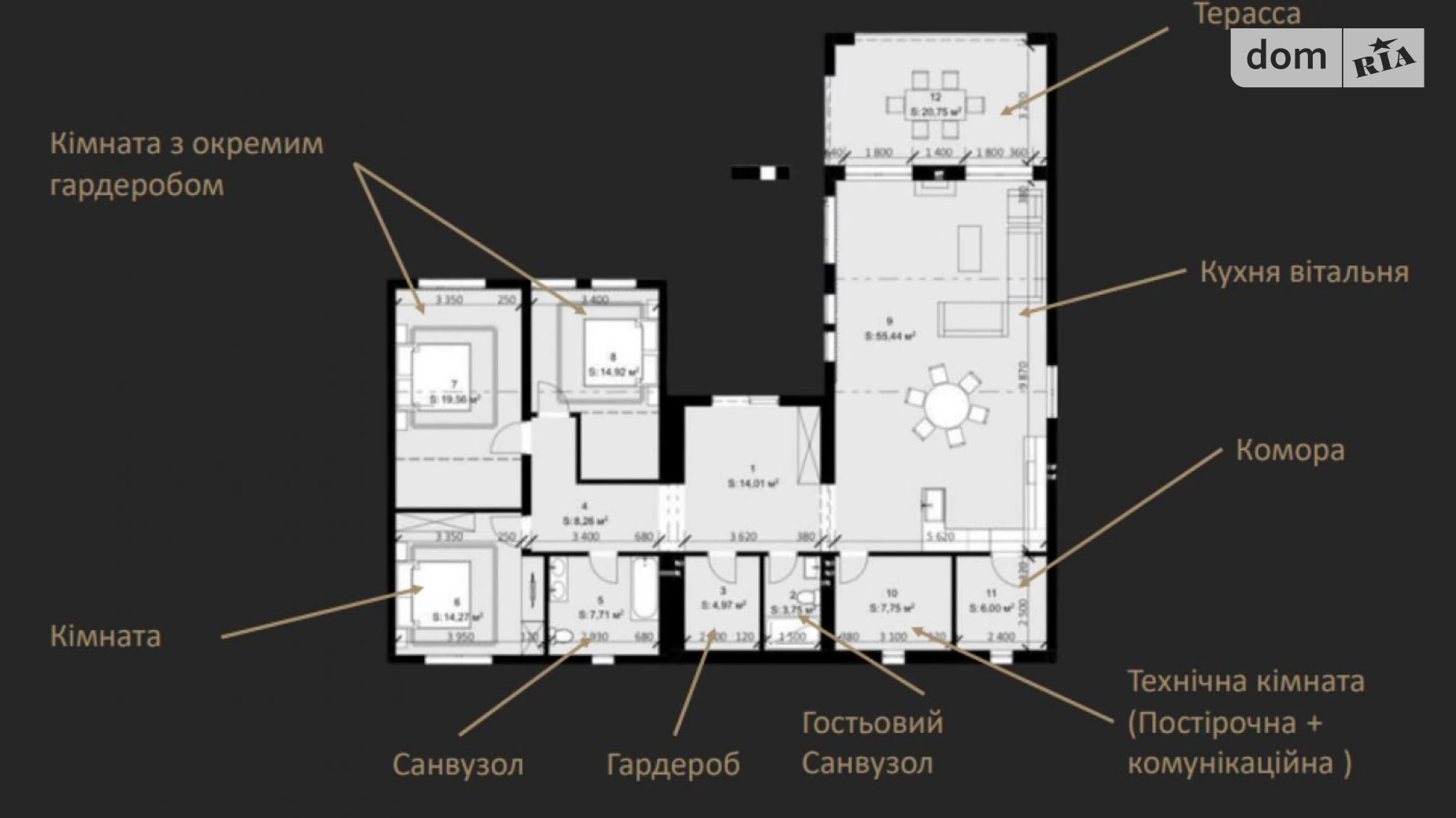 Продается одноэтажный дом 177 кв. м с верандой, цена: 225000 $ - фото 2