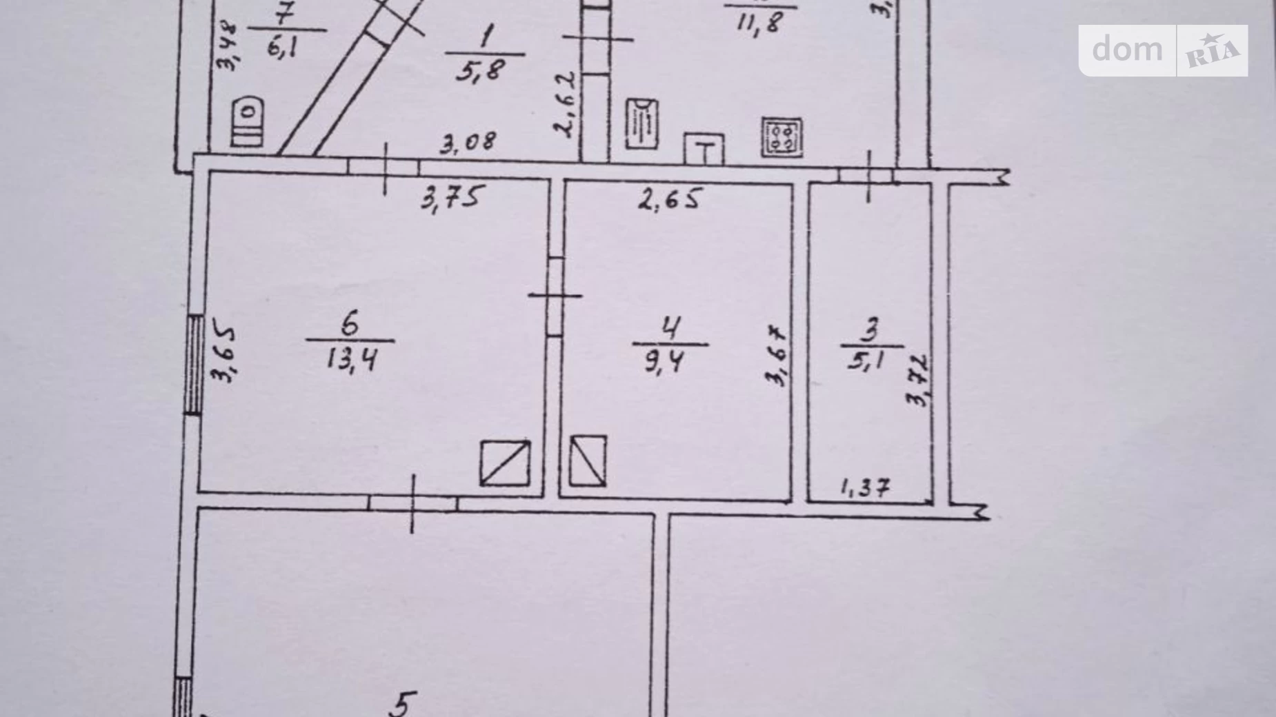 Продается часть дома 75.8 кв. м с балконом, цена: 69000 $ - фото 4