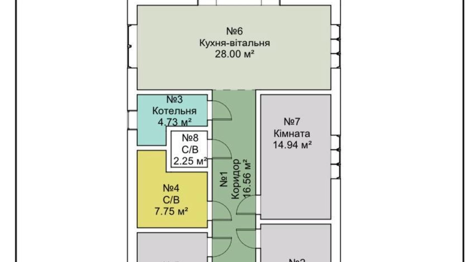 Продається одноповерховий будинок 105 кв. м з балконом, цена: 80000 $ - фото 3