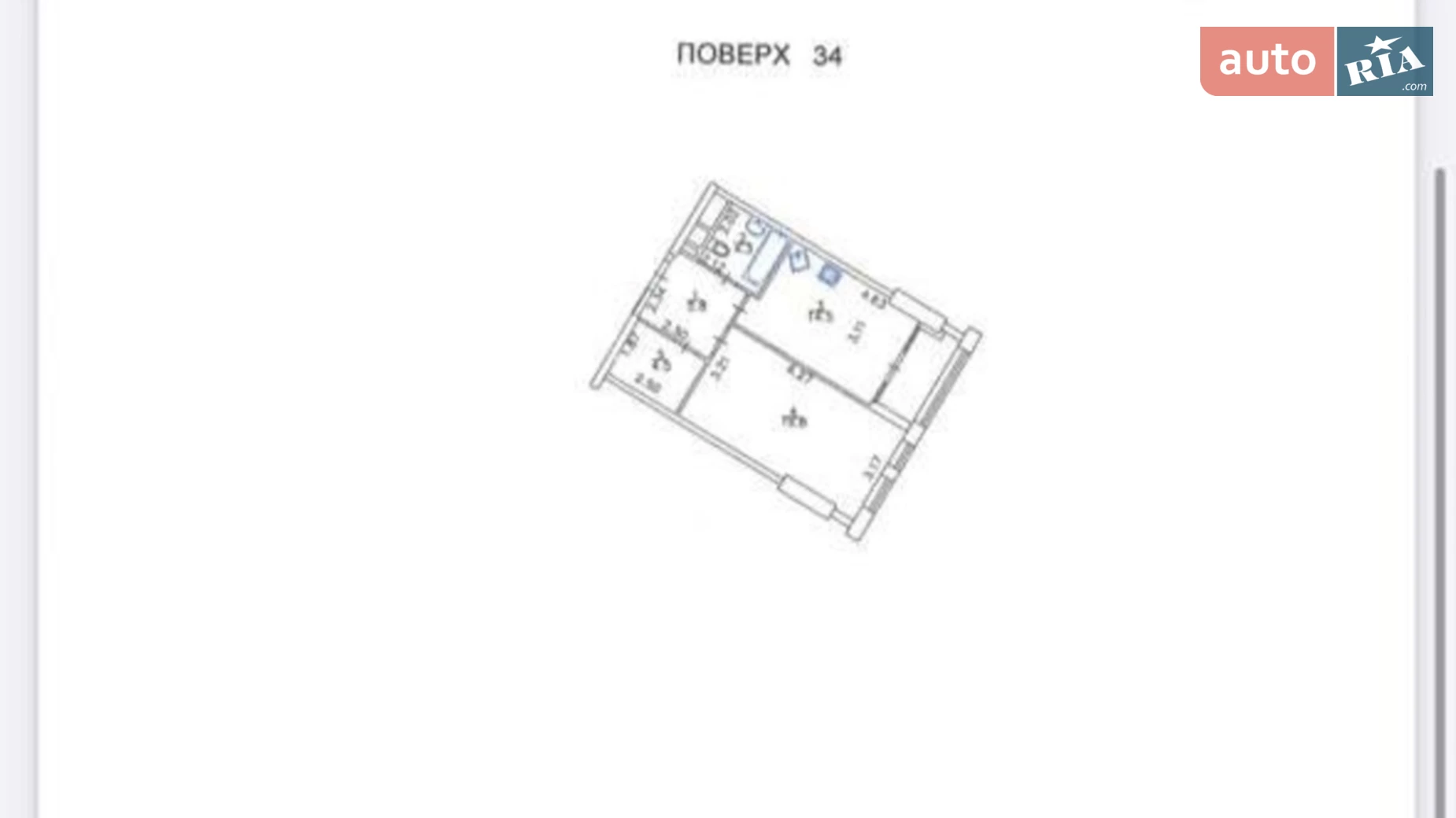 Продається 1-кімнатна квартира 52.4 кв. м у Києві, просп. Берестейський(Перемоги), 11 корпус 1 - фото 3