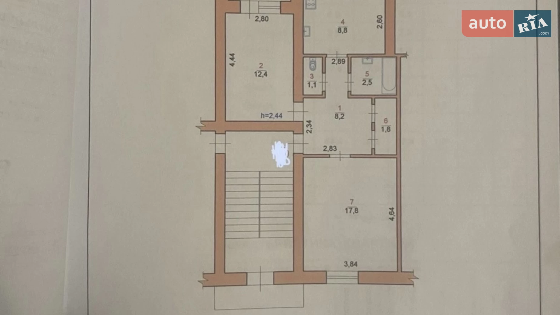 Продается 2-комнатная квартира 54.4 кв. м в Хмельницком, ул. Николая Михновского(Гречко Маршала), 14 - фото 3