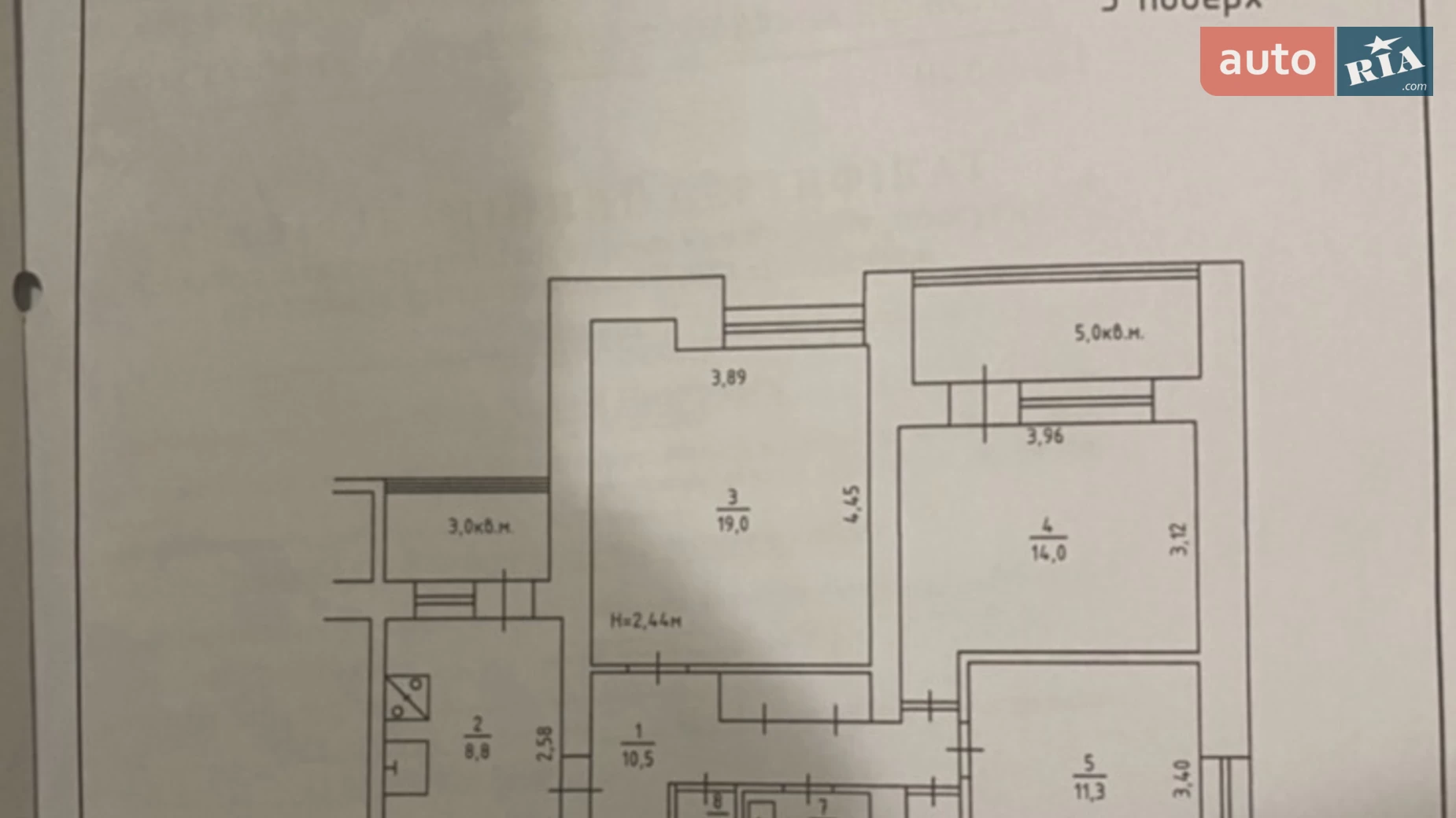 Продается 3-комнатная квартира 68.6 кв. м в Киеве, вул. Антоновича(Горького), 162 - фото 2