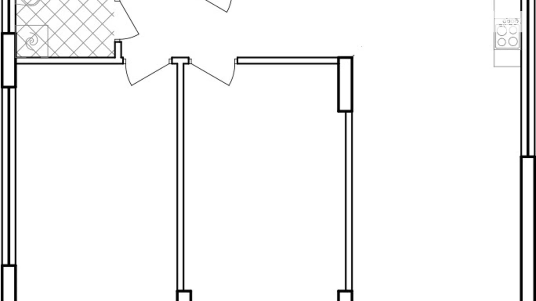 Продається 2-кімнатна квартира 70 кв. м у Києві, вул. Олександра Олеся, 5 - фото 2