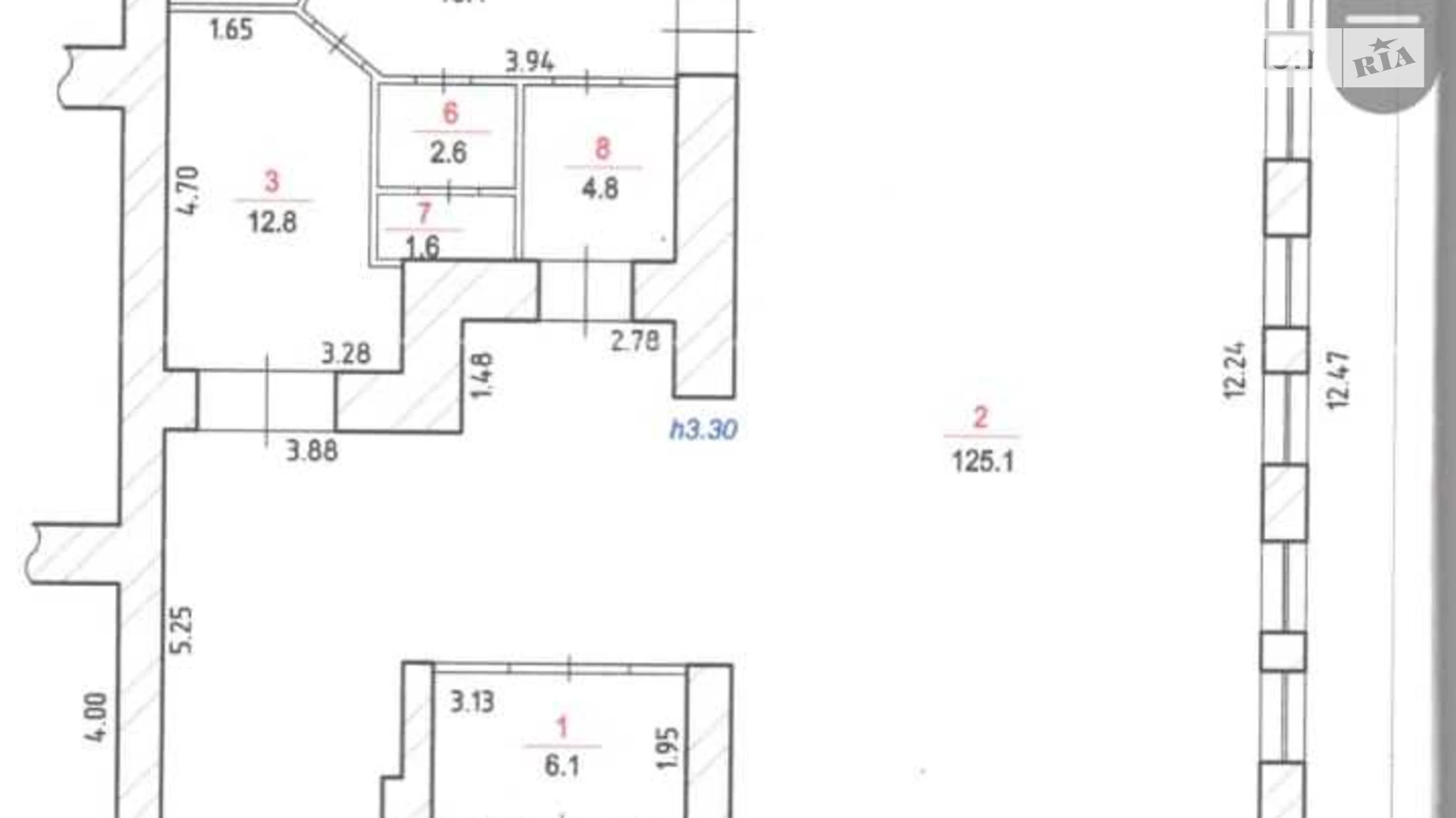 Сдается в аренду помещения свободного назначения 233 кв. м в 1-этажном здании, цена: 50000 грн - фото 3
