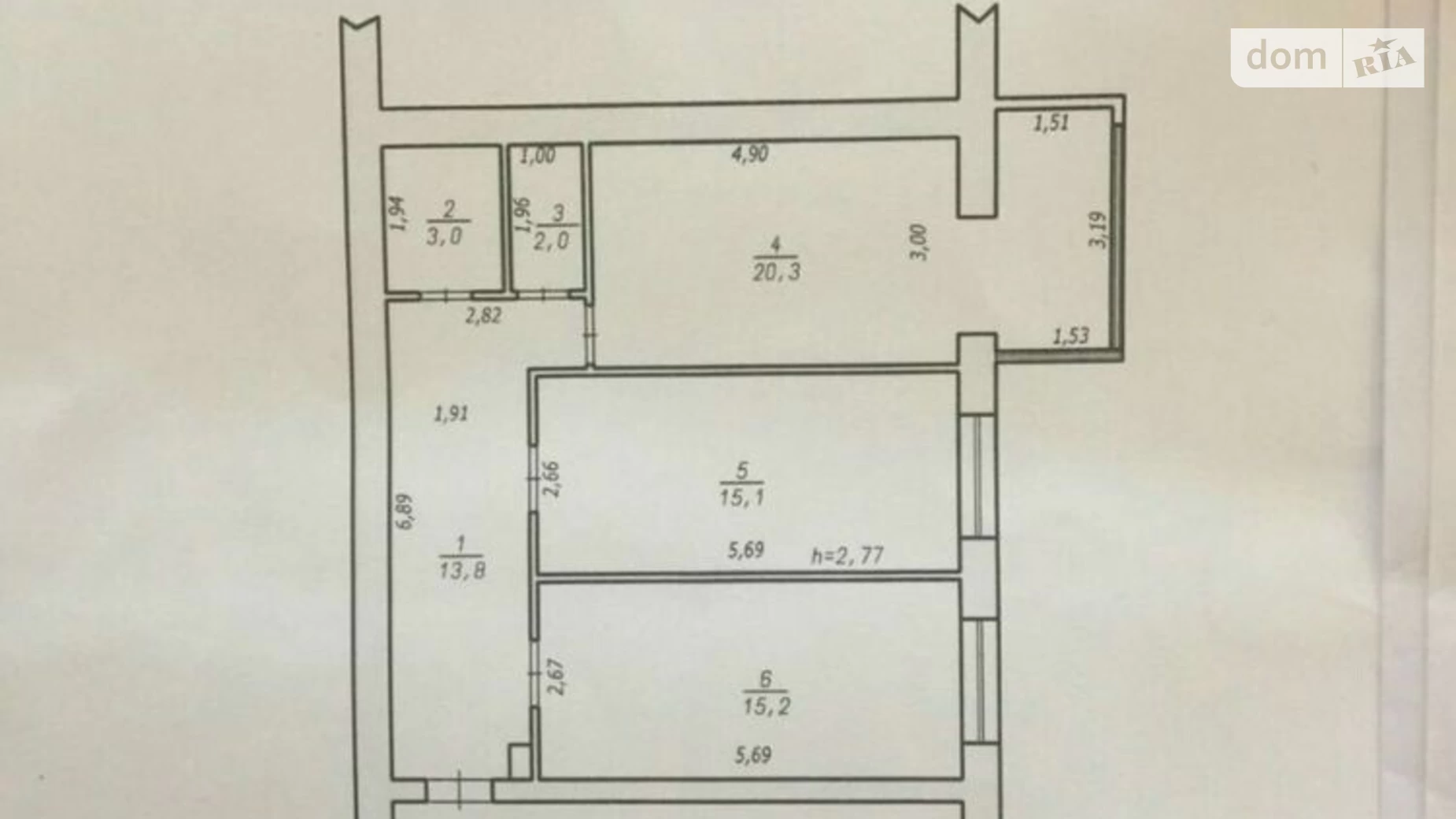 Продається 2-кімнатна квартира 70 кв. м у Хмельницькому, цена: 52000 $ - фото 4