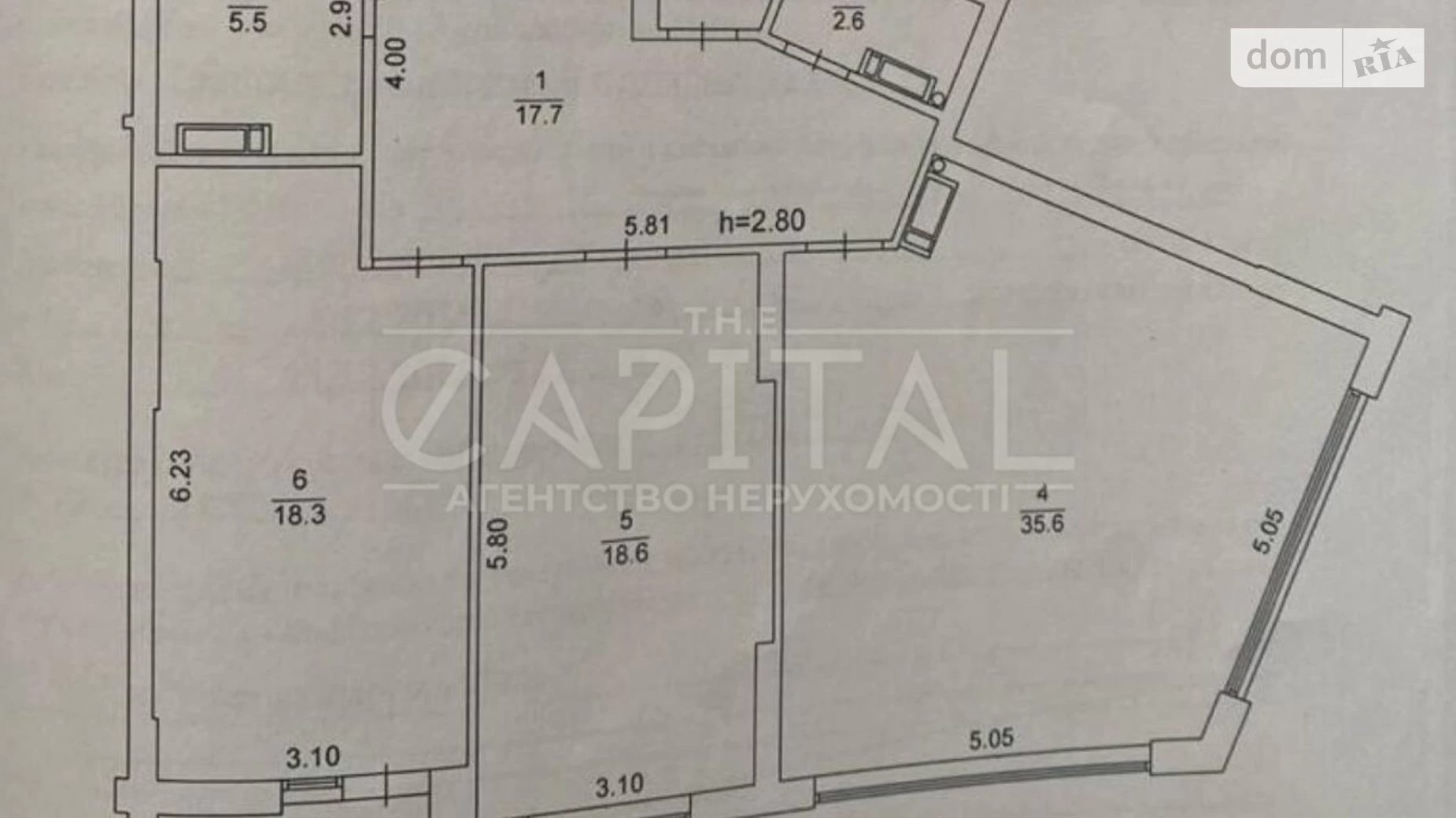 Продается 2-комнатная квартира 105.4 кв. м в Киеве, ул. Глубочицкая, 73 - фото 2