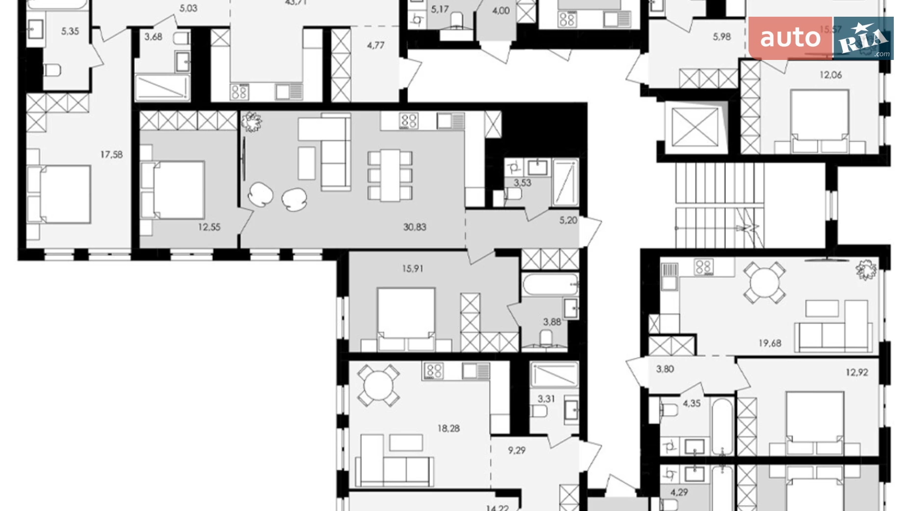 Продается 2-комнатная квартира 71.9 кв. м в Сокольниках, ул. Героев Майдана - фото 2