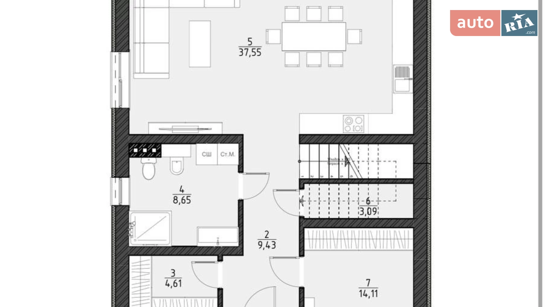 Продається будинок 2 поверховий 210 кв. м с басейном, цена: 275000 $ - фото 4
