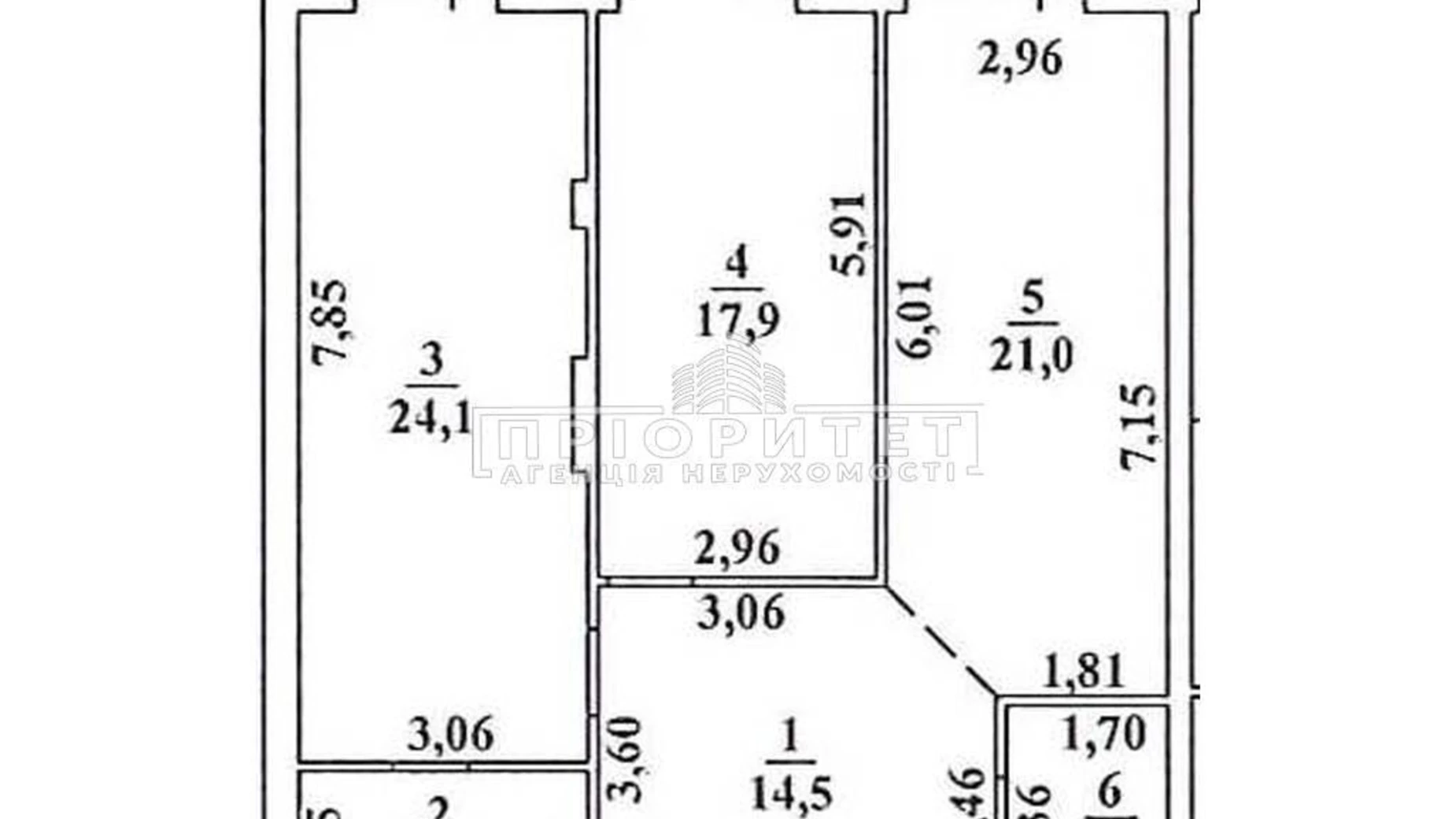 Продается 2-комнатная квартира 87.1 кв. м в Одессе, ул. Дачная - фото 5