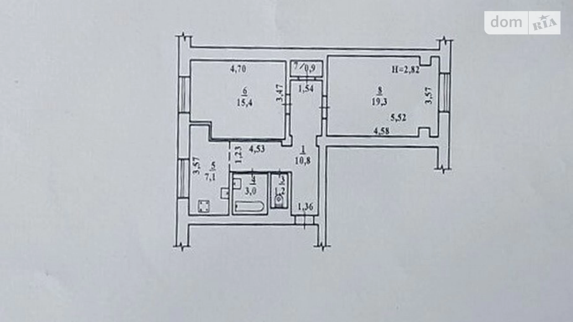 Продається 2-кімнатна квартира 57.7 кв. м у Одесі, цена: 63000 $ - фото 5