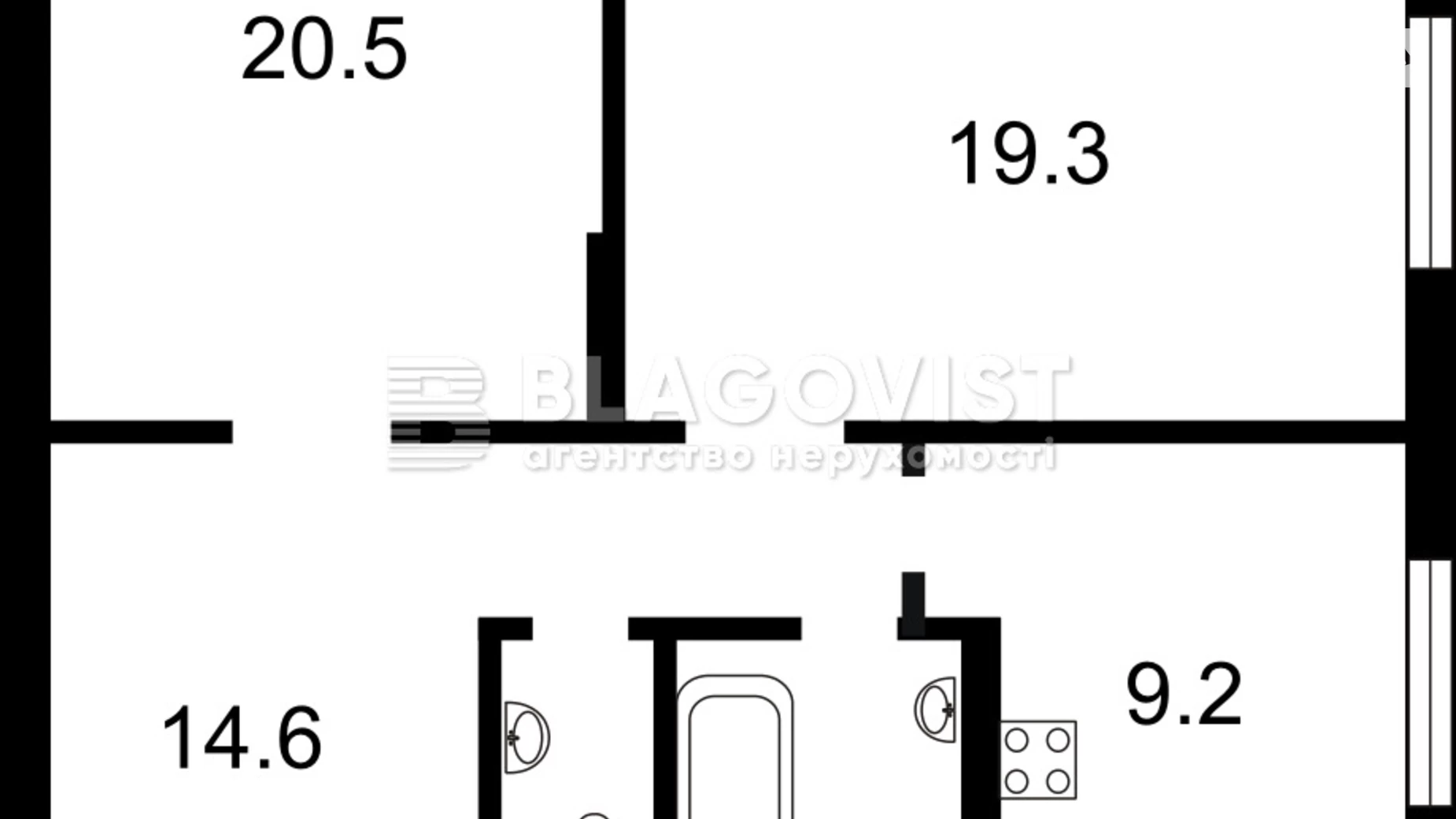 Продается 2-комнатная квартира 73 кв. м в Киеве, ул. Юрия Кондратюка, 7 - фото 2