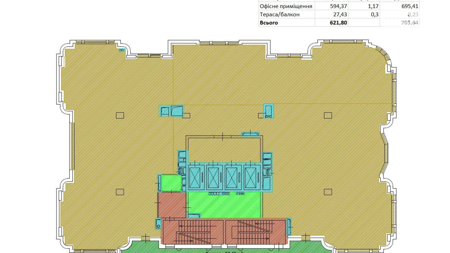 Сдается в аренду офис 703 кв. м в бизнес-центре, цена: 16872 $ - фото 5