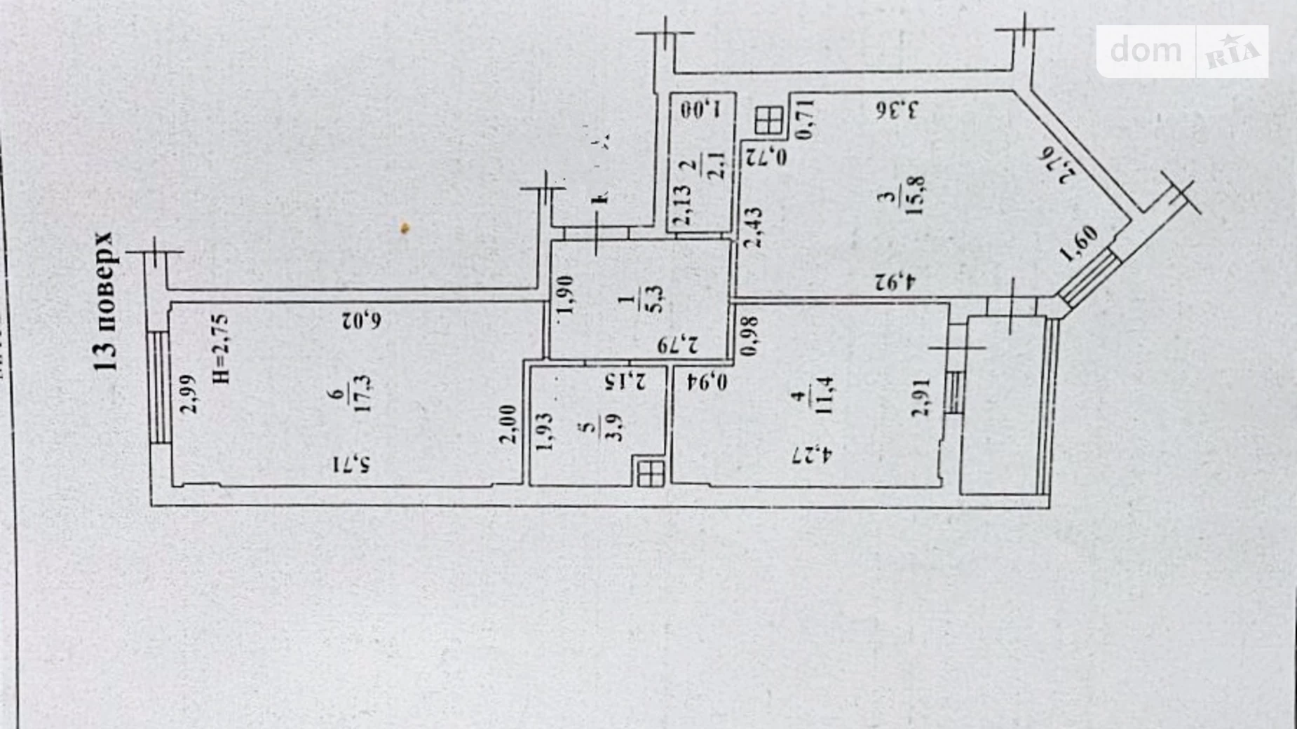 Продається 2-кімнатна квартира 59 кв. м у Одесі, мас. Радужний - фото 3