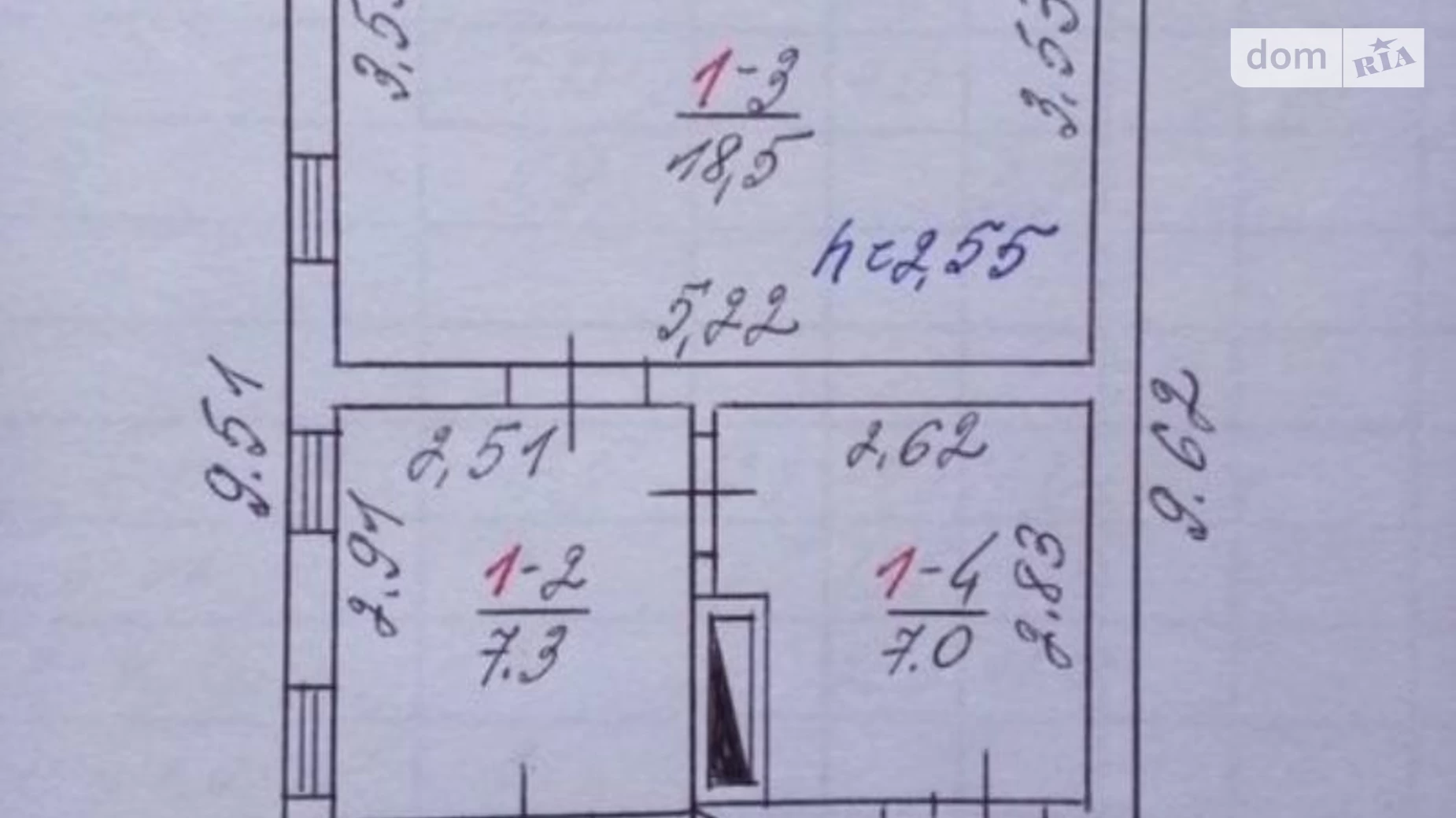 Продається одноповерховий будинок 42.5 кв. м з балконом, цена: 2500 $ - фото 5