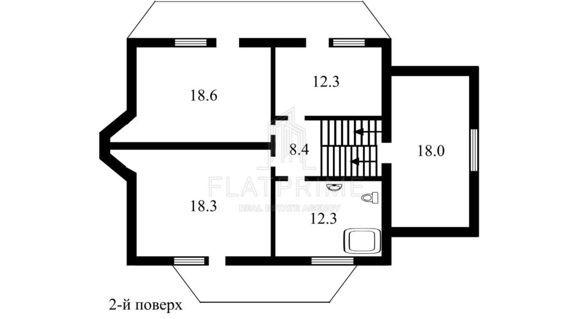 Сдается в аренду дом на 2 этажа 176.5 кв. м с террасой, цена: 1000 $ - фото 2