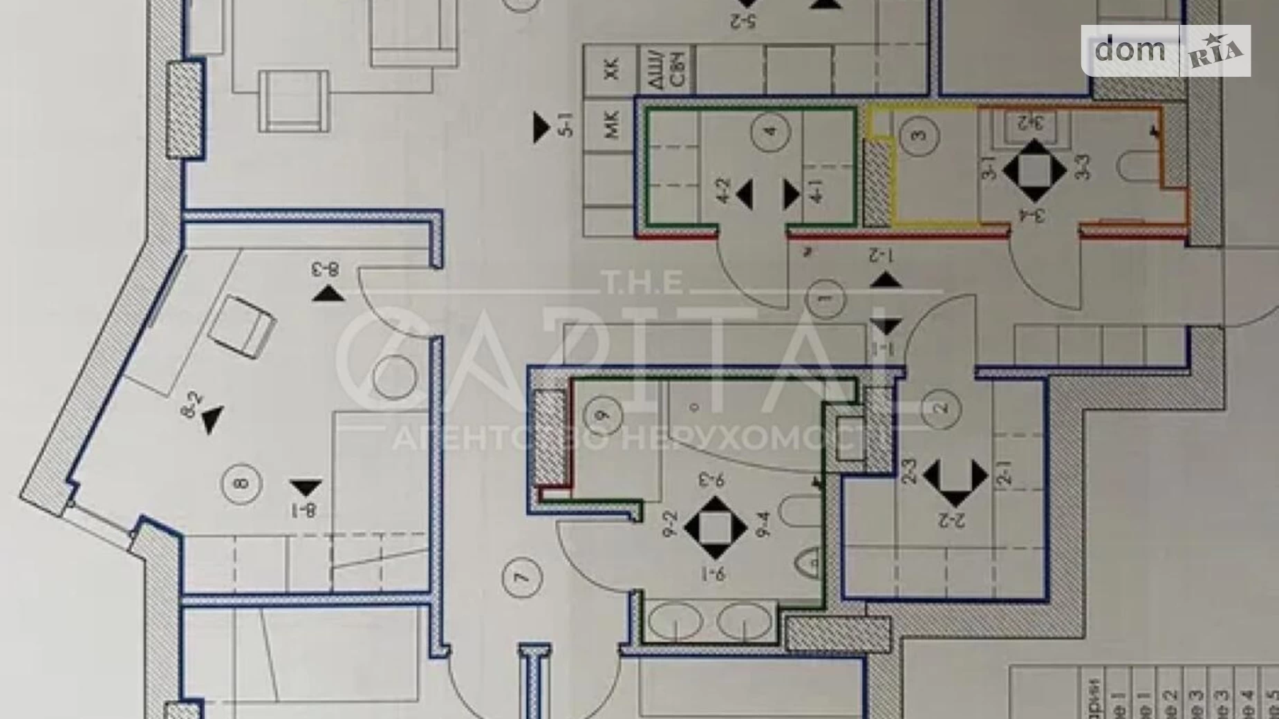 Продается 5-комнатная квартира 147.9 кв. м в, цена: 170000 $ - фото 4