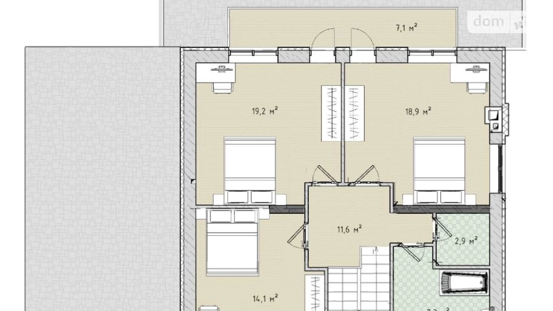 Продается дом на 2 этажа 150 кв. м с садом, цена: 165000 $ - фото 3