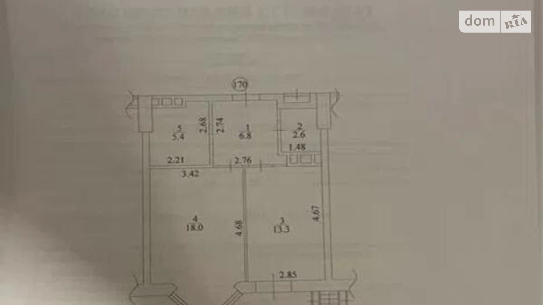 Продається 1-кімнатна квартира 47.2 кв. м у Києві, вул. Саперне Поле, 14/55 - фото 5
