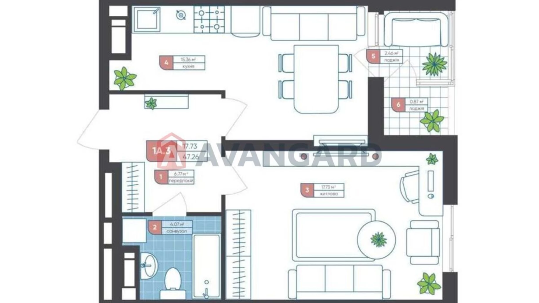 Продается 1-комнатная квартира 47 кв. м в Киеве, пер. Приборный, 10В - фото 5