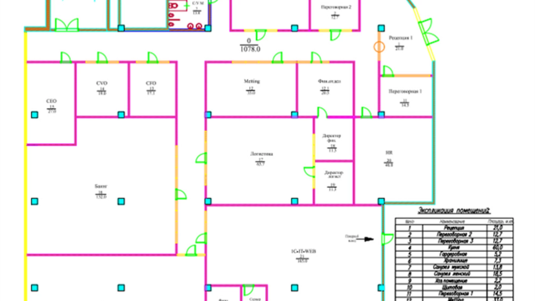 Здається в оренду офіс 1078 кв. м в бізнес-центрі, цена: 11000 $ - фото 4