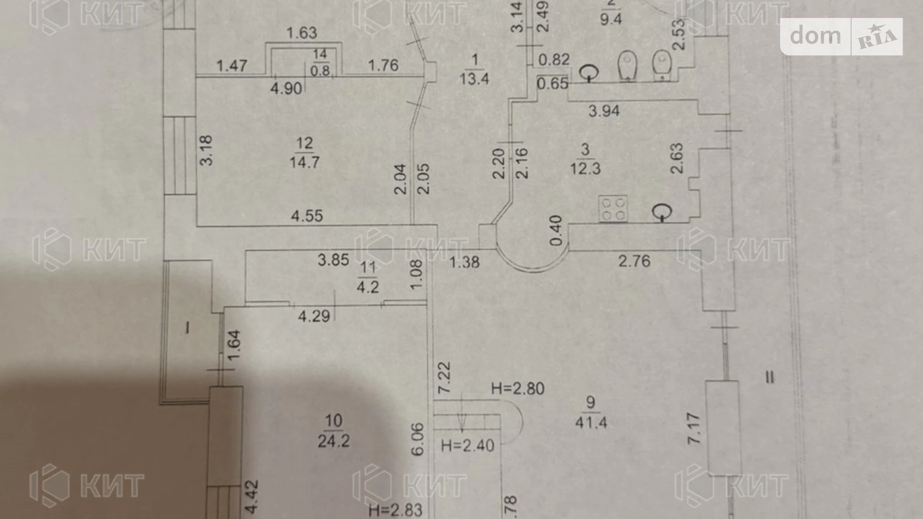 Продается 4-комнатная квартира 154.5 кв. м в Харькове, ул. Данилевского, 6 - фото 3