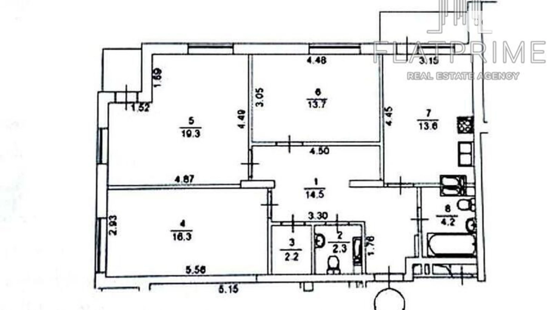 Продается 3-комнатная квартира 88 кв. м в Киеве, ул. Глубочицкая, 13/6 - фото 4