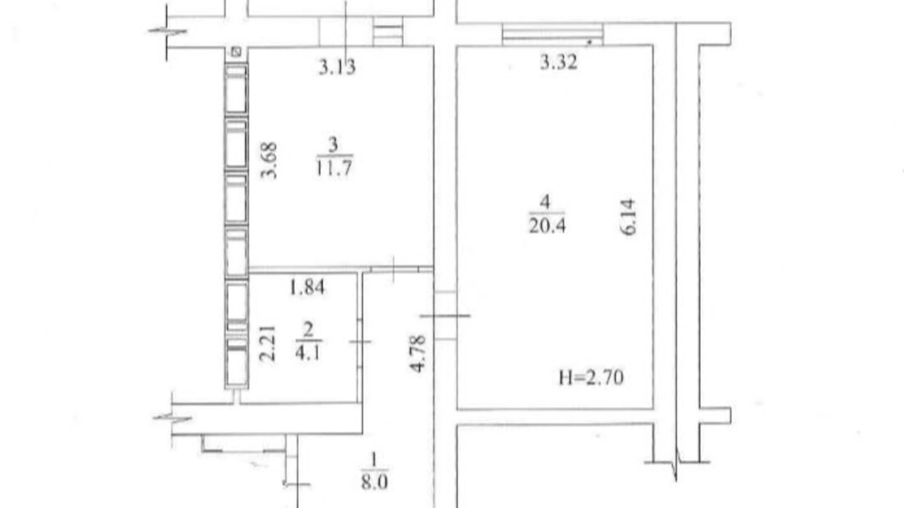 Продается 1-комнатная квартира 45.9 кв. м в Харькове, ул. Заливная, 10 - фото 2