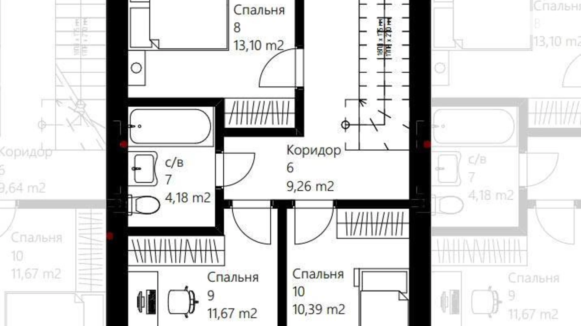 Продається 2-кімнатна квартира 55 кв. м у Рівному, вул. Назара Небожинського(Павлюченка), 2 - фото 3