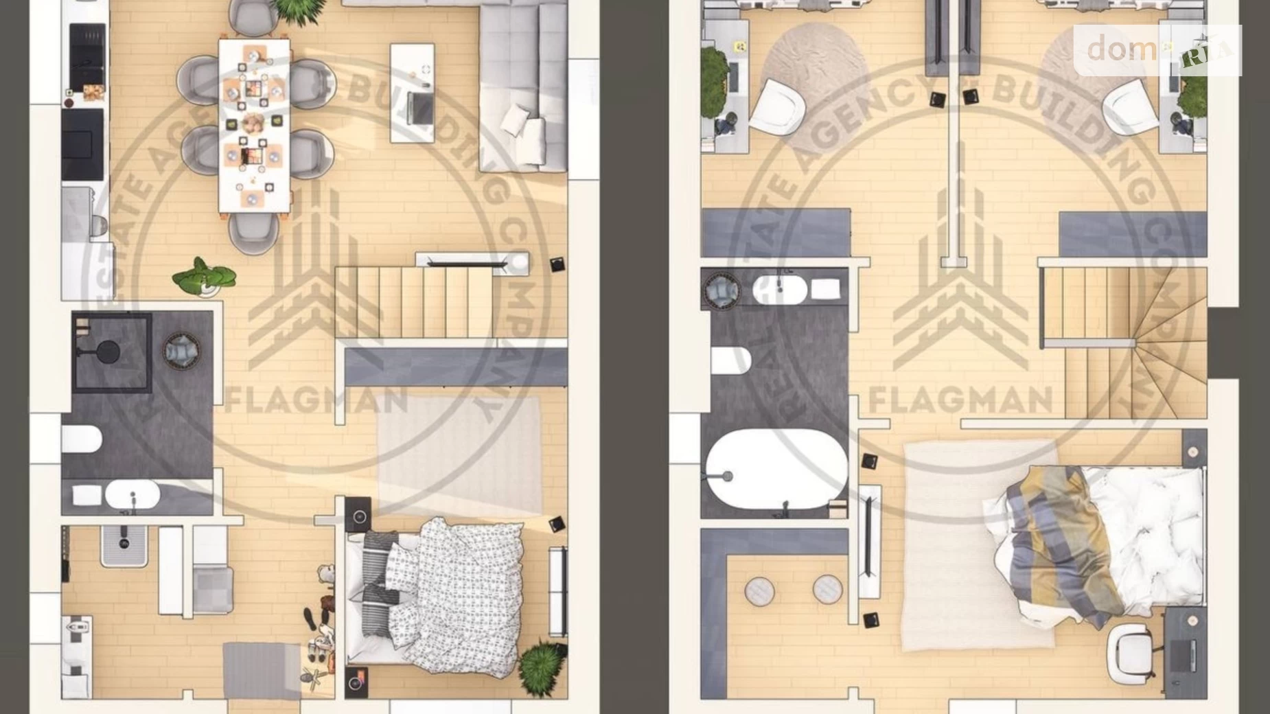 Продается дом на 2 этажа 125 кв. м с камином, цена: 140000 $ - фото 3