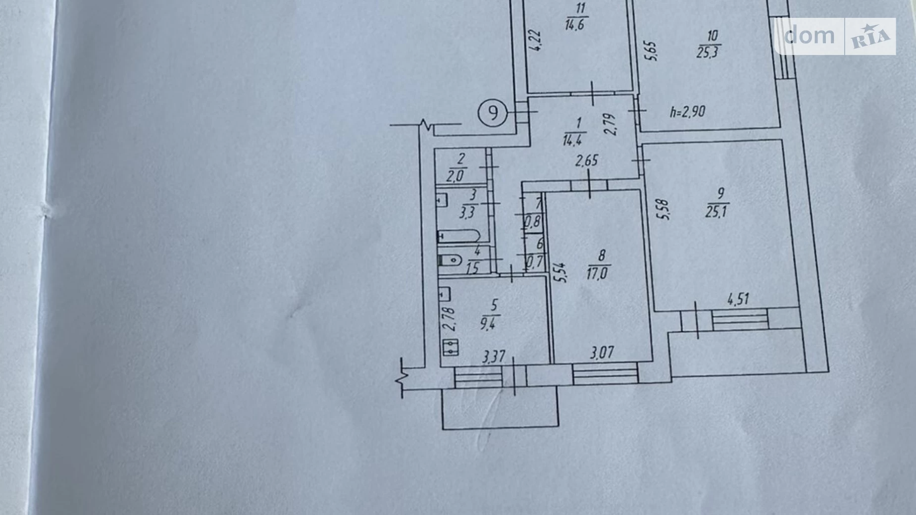 Продается 4-комнатная квартира 128 кв. м в Виннице, ул. Театральная - фото 2