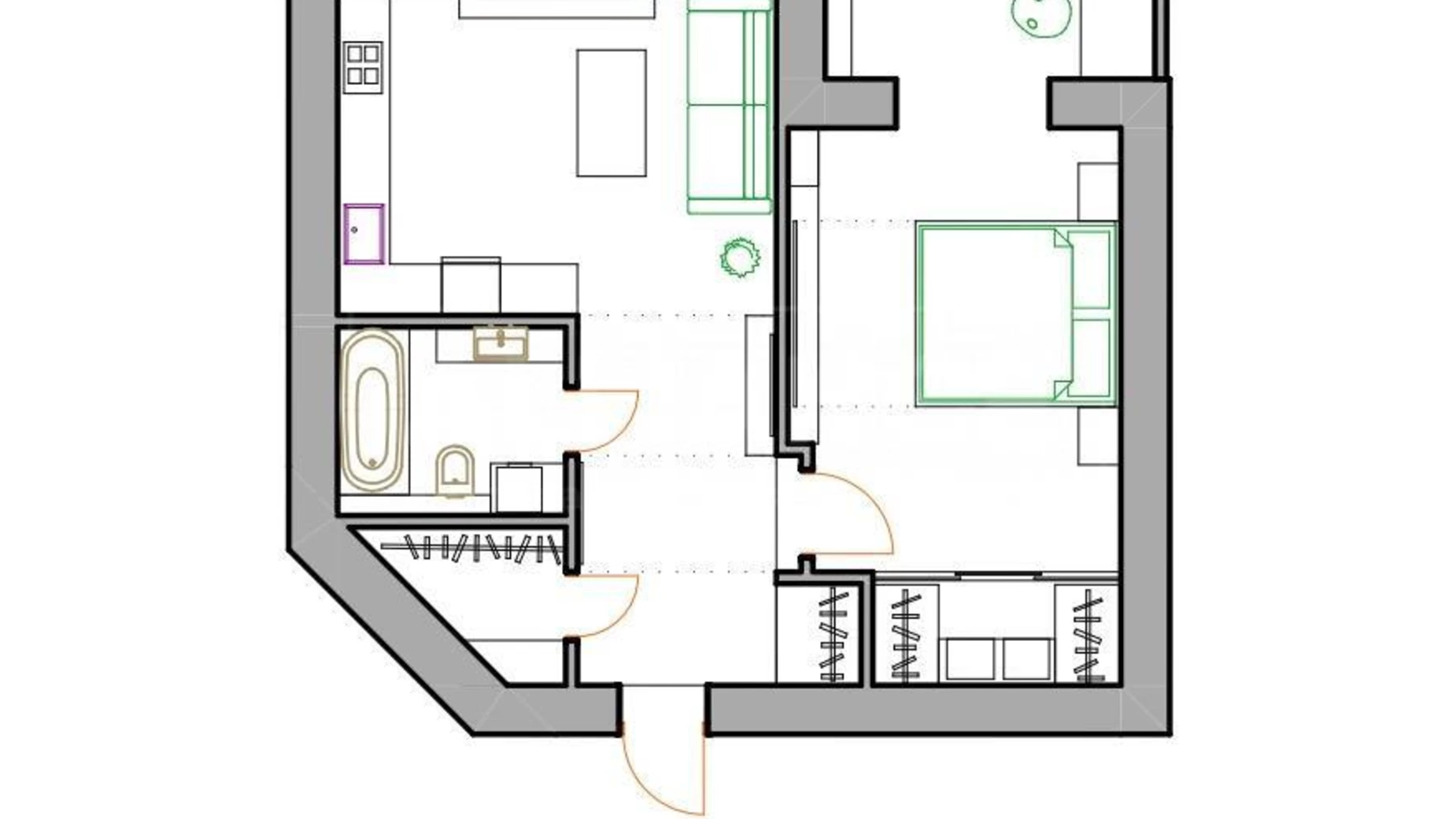 Продается 1-комнатная квартира 51 кв. м в Ивано-Франковске, ул. Гетьмана Ивана Мазепы, 168 - фото 3
