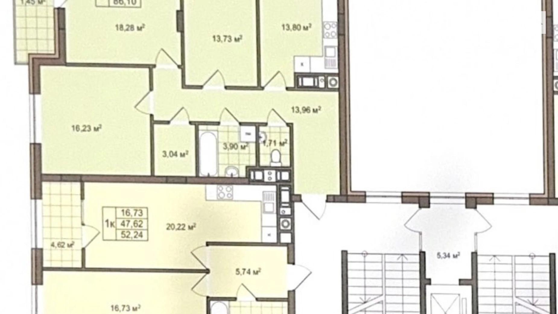Продается 1-комнатная квартира 52 кв. м в Сокольниках, ул. Даниила Галицкого, 2А - фото 2