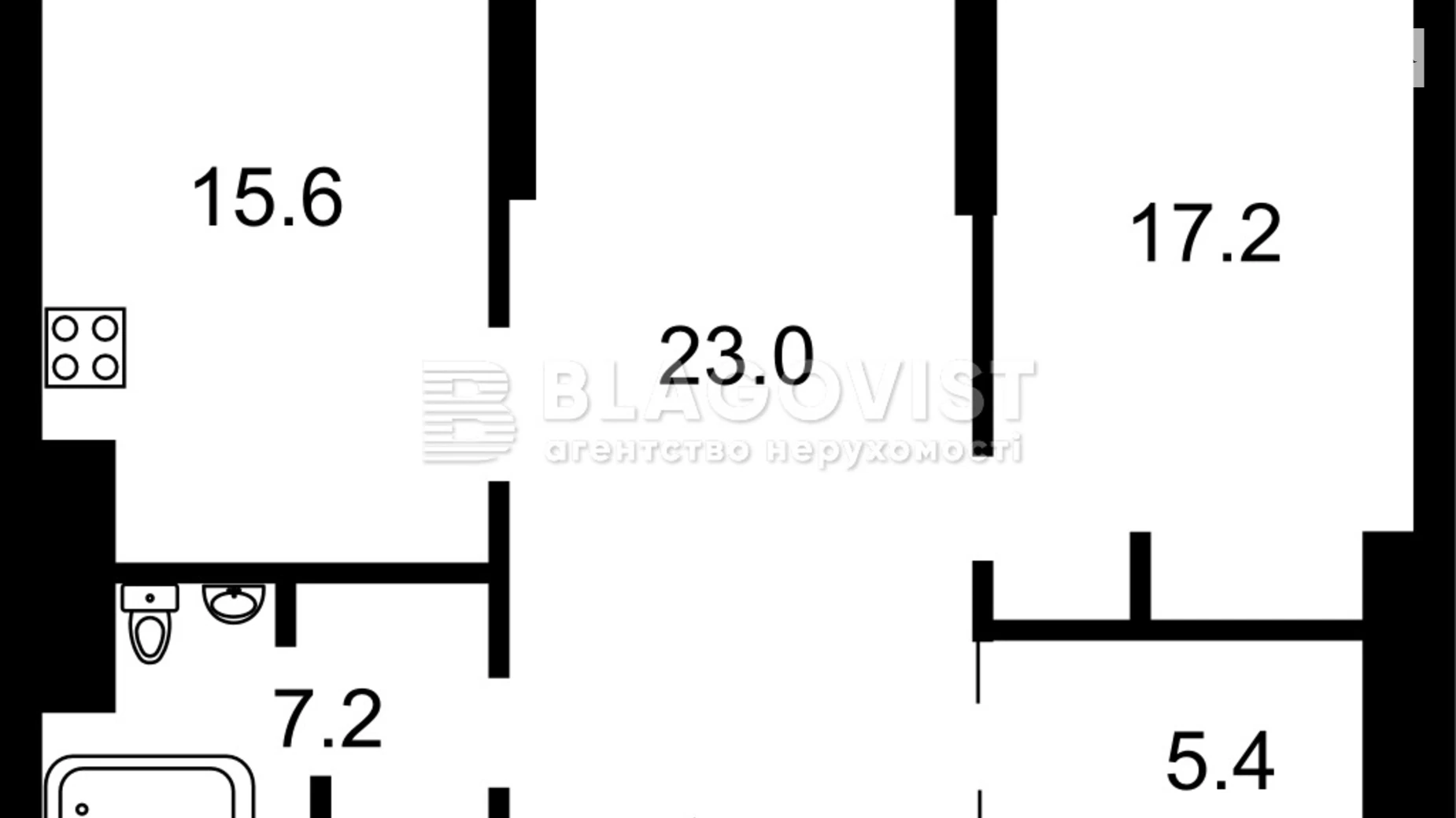 Продается 2-комнатная квартира 72 кв. м в Киеве, ул. Бульварно-Кудрявская(Воровского), 17А - фото 2