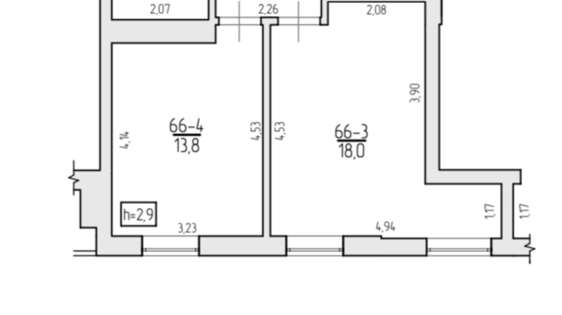 Продается 1-комнатная квартира 46.7 кв. м в Ужгороде, ул. Иштвана Сечени, 29А - фото 2