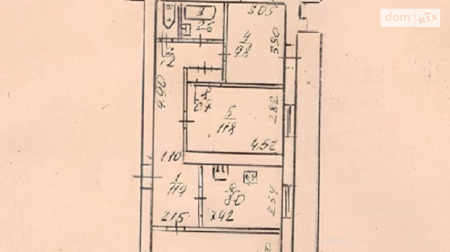 Продається 3-кімнатна квартира 68.9 кв. м у Дніпрі, цена: 35000 $ - фото 4