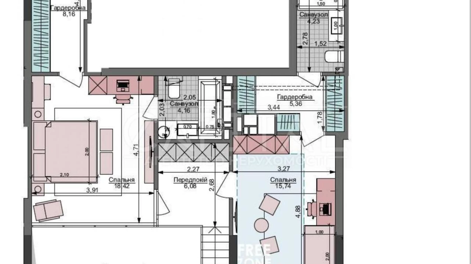 Продается 2-комнатная квартира 115.3 кв. м в Киеве, пер. Ужгородский, 4/1 - фото 3