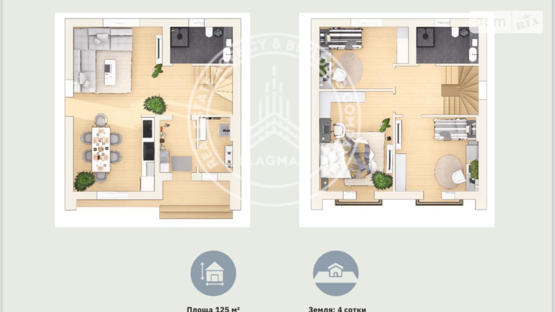 Продається будинок 2 поверховий 120 кв. м з садом, цена: 79000 $ - фото 5