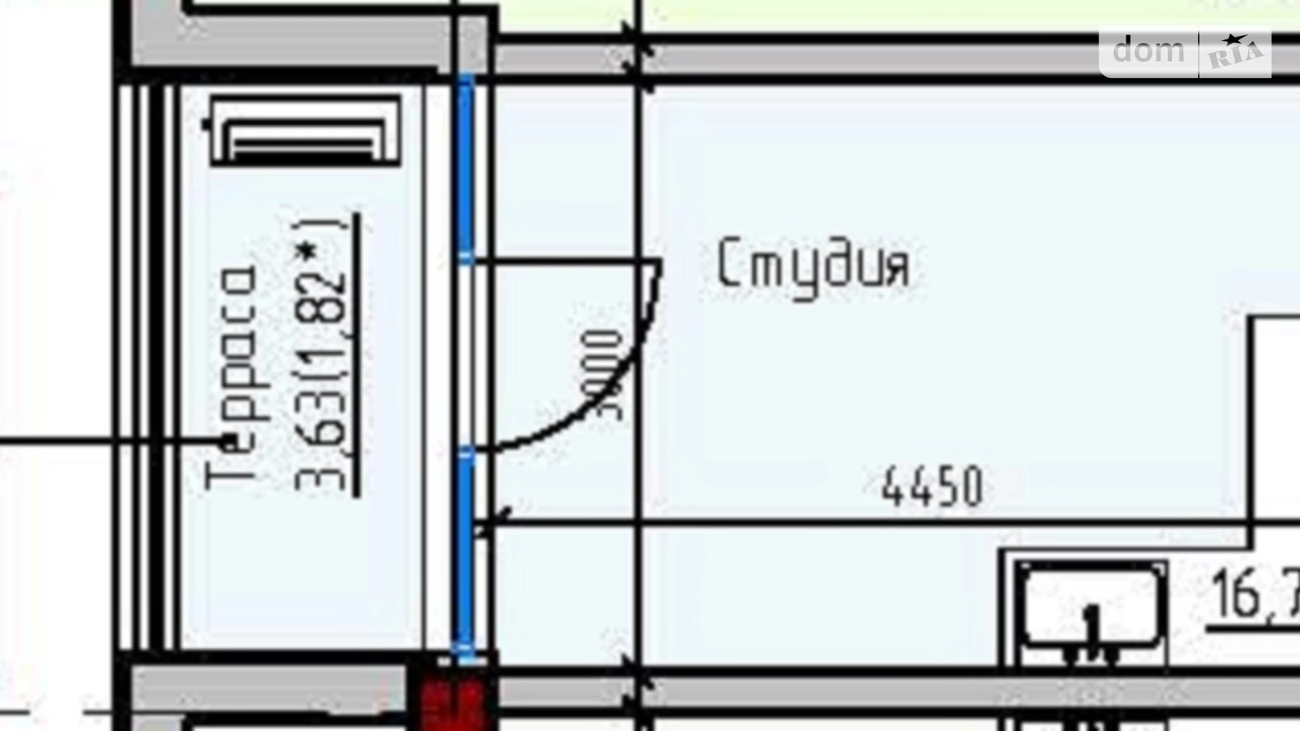Продается 1-комнатная квартира 21.87 кв. м в Одессе, ул. Софиевская, 1А - фото 5