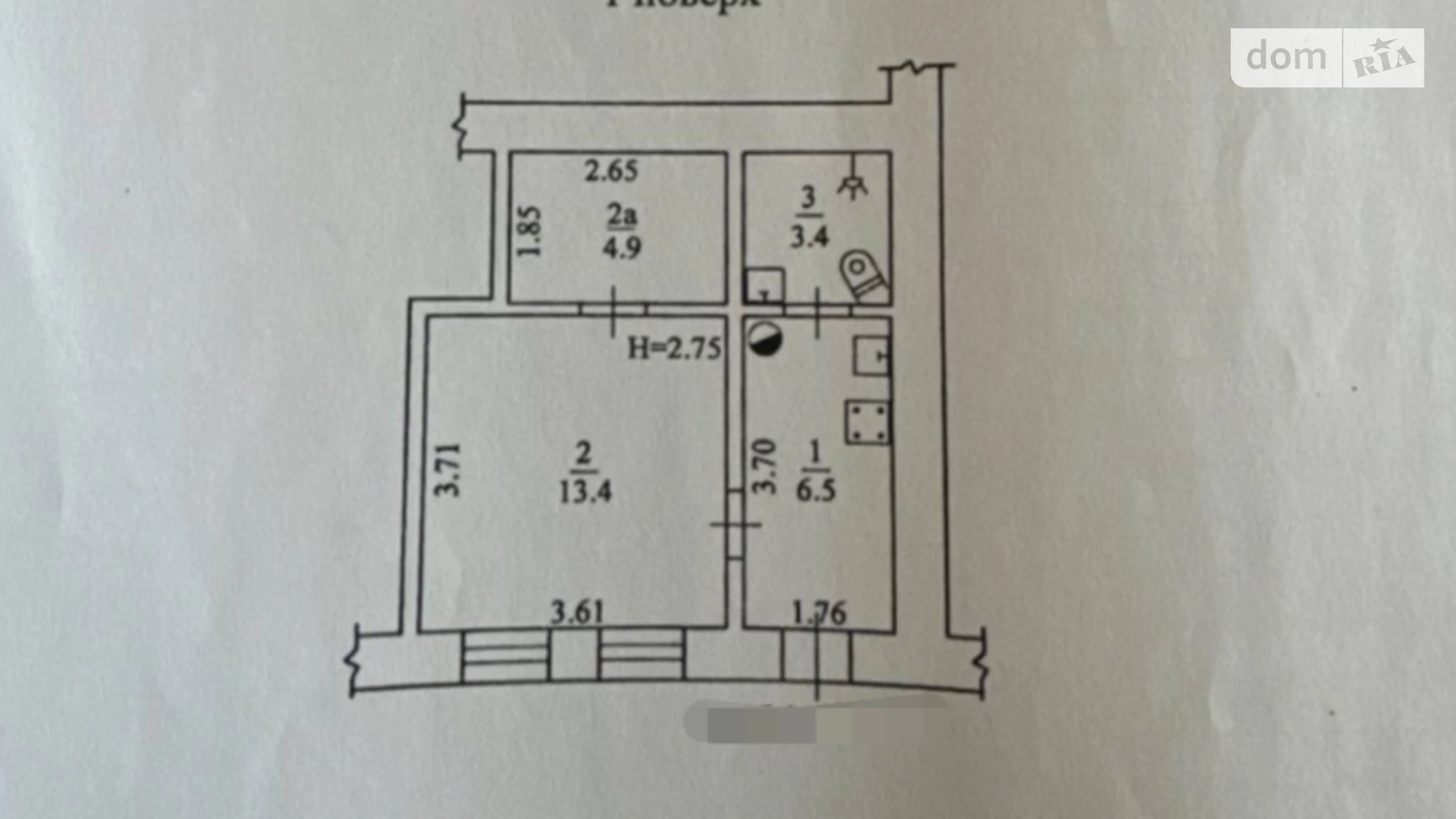 Продается 2-комнатная квартира 29 кв. м в Одессе, ул. Колонтаевская - фото 2