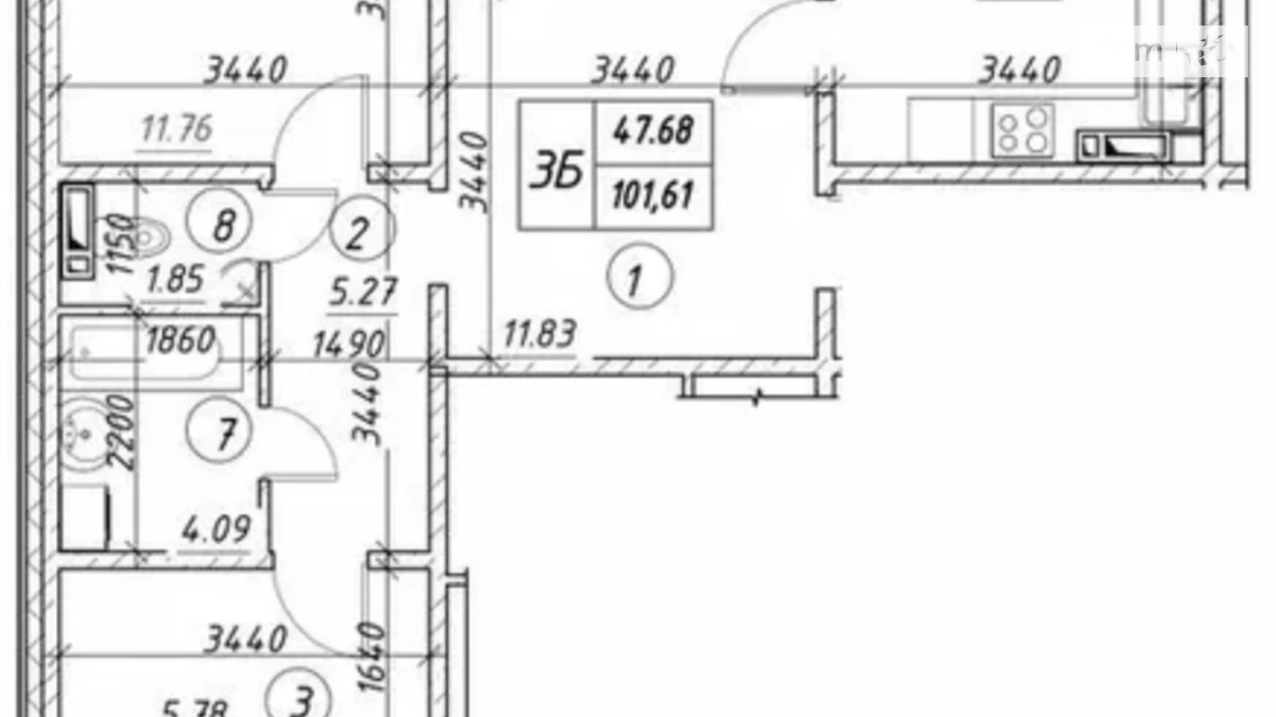 Сдается в аренду офис 101.7 кв. м в бизнес-центре, цена: 27000 грн - фото 2