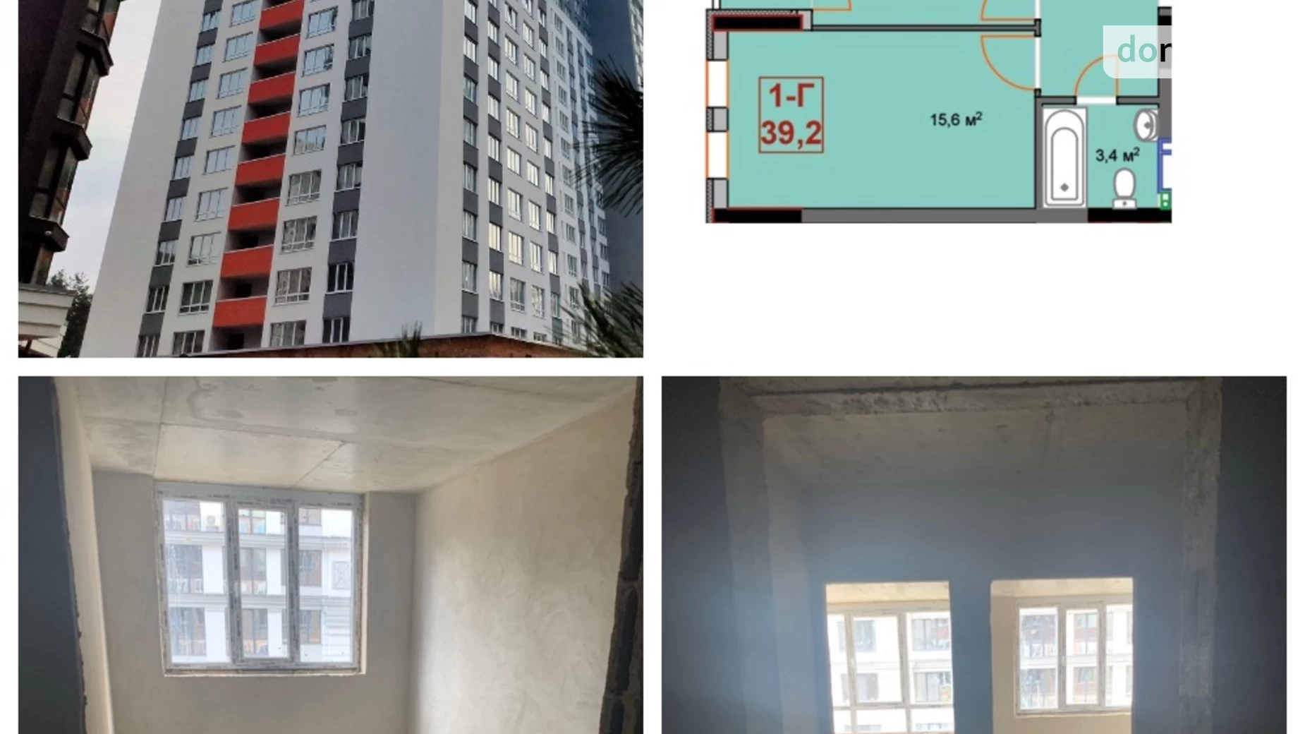 Продається 1-кімнатна квартира 40.2 кв. м у Ірпені, вул. Університетська(Карла Маркса), 1Т/2 - фото 3