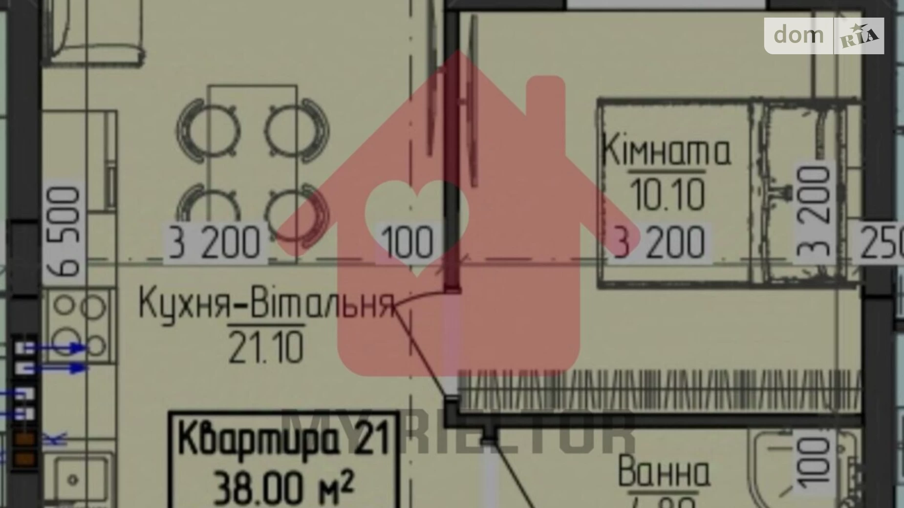 Продається 1-кімнатна квартира 38 кв. м у Сторожниці, Центральна, 2 - фото 2