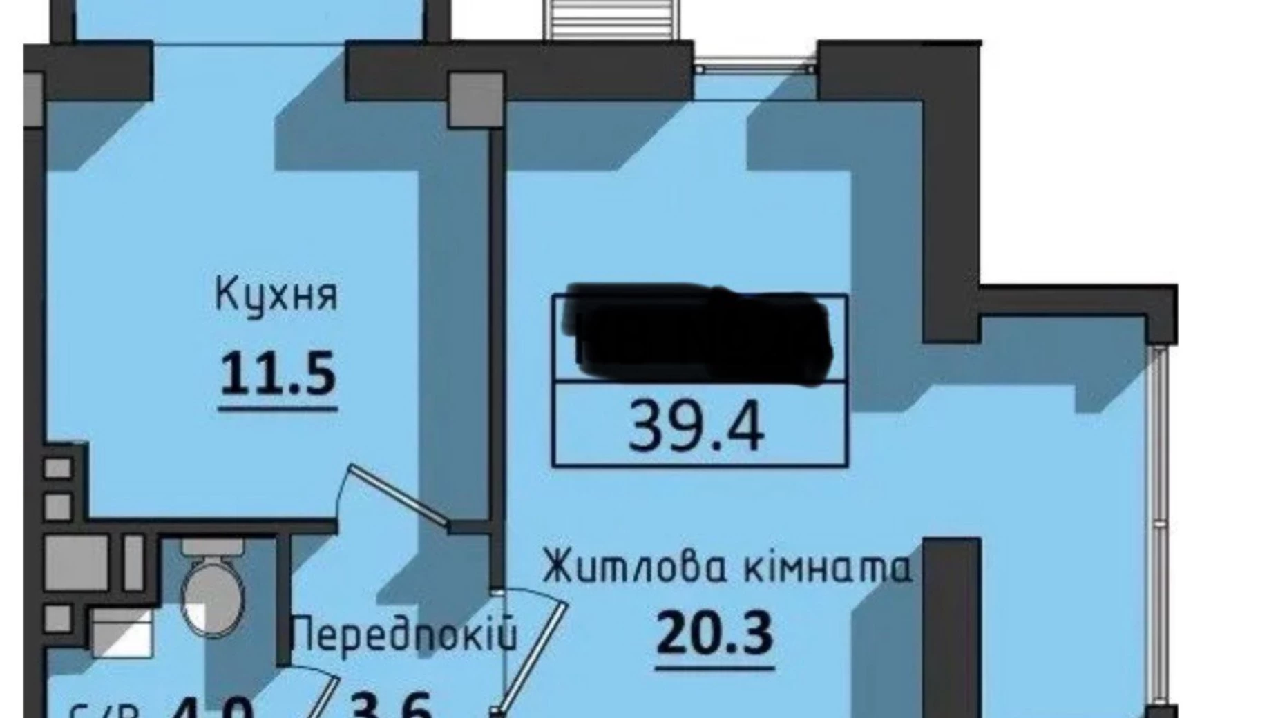 Продается 1-комнатная квартира 40 кв. м в Одессе, ул. Космонавтов, 23 - фото 5