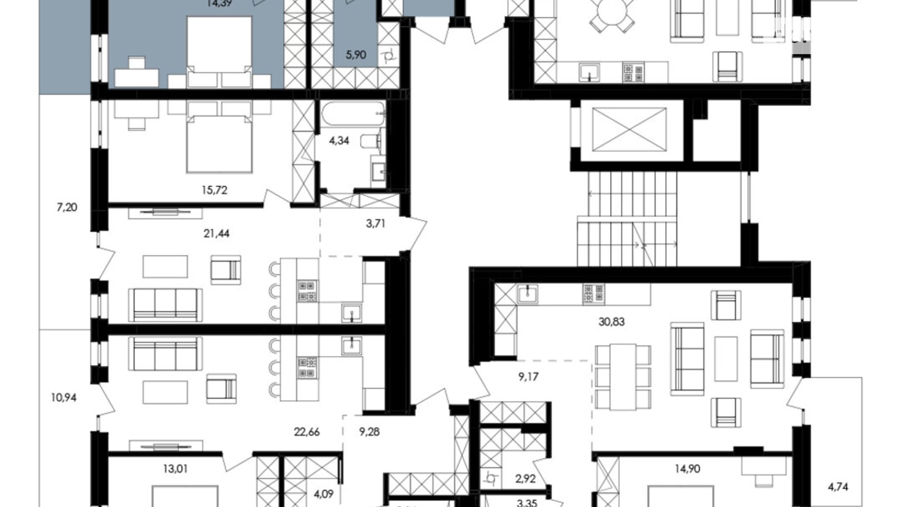 Продается 1-комнатная квартира 54 кв. м в Львове, ул. Замарстиновская, 76 - фото 5