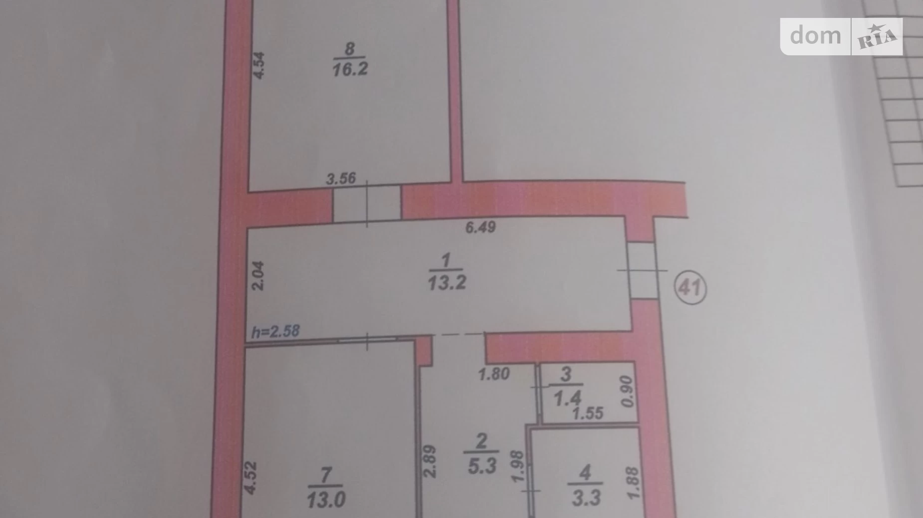 Продается 2-комнатная квартира 66.5 кв. м в Хмельницком, ул. Институтская, 6Б - фото 2