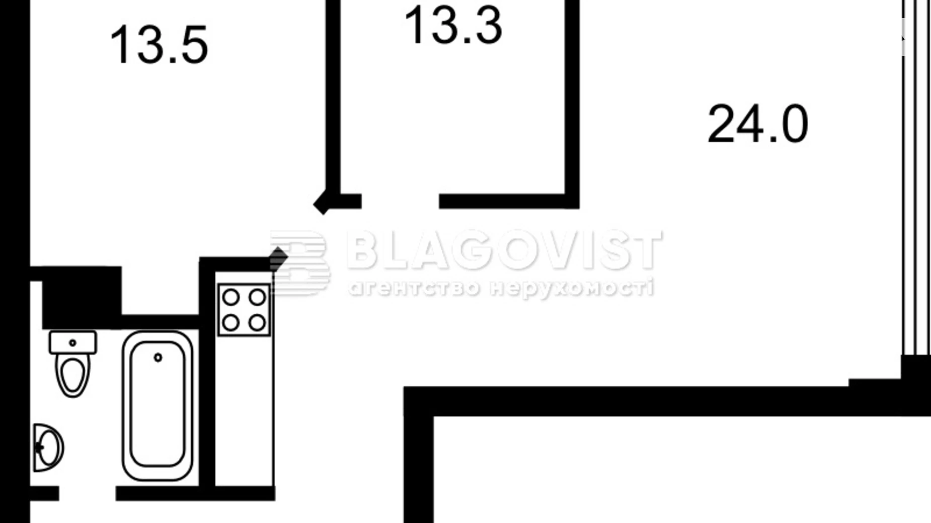 Продається 3-кімнатна квартира 71 кв. м у Києві, вул. Жилянська, 68 - фото 2