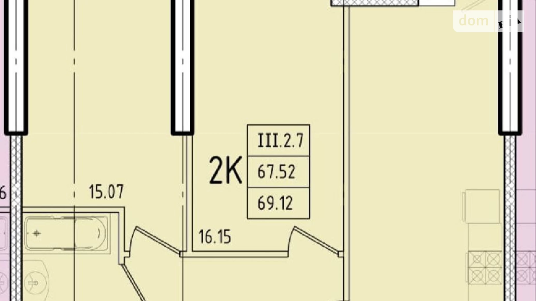 Продается 2-комнатная квартира 69 кв. м в Одессе, ул. Генуэзская - фото 4