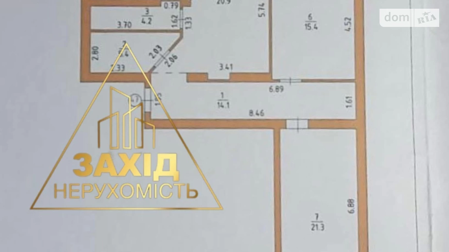 3-кімнатна квартира 105.4 кв. м у Луцьку, вул. Франка Івана - фото 3