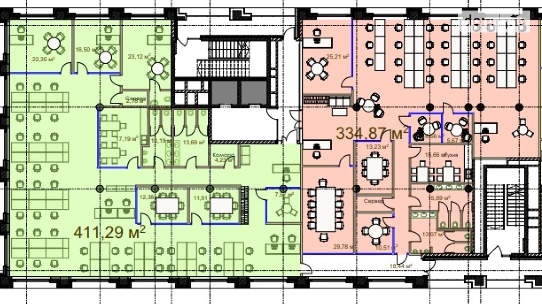 Сдается в аренду офис 746 кв. м в бизнес-центре, цена: 18650 $ - фото 5