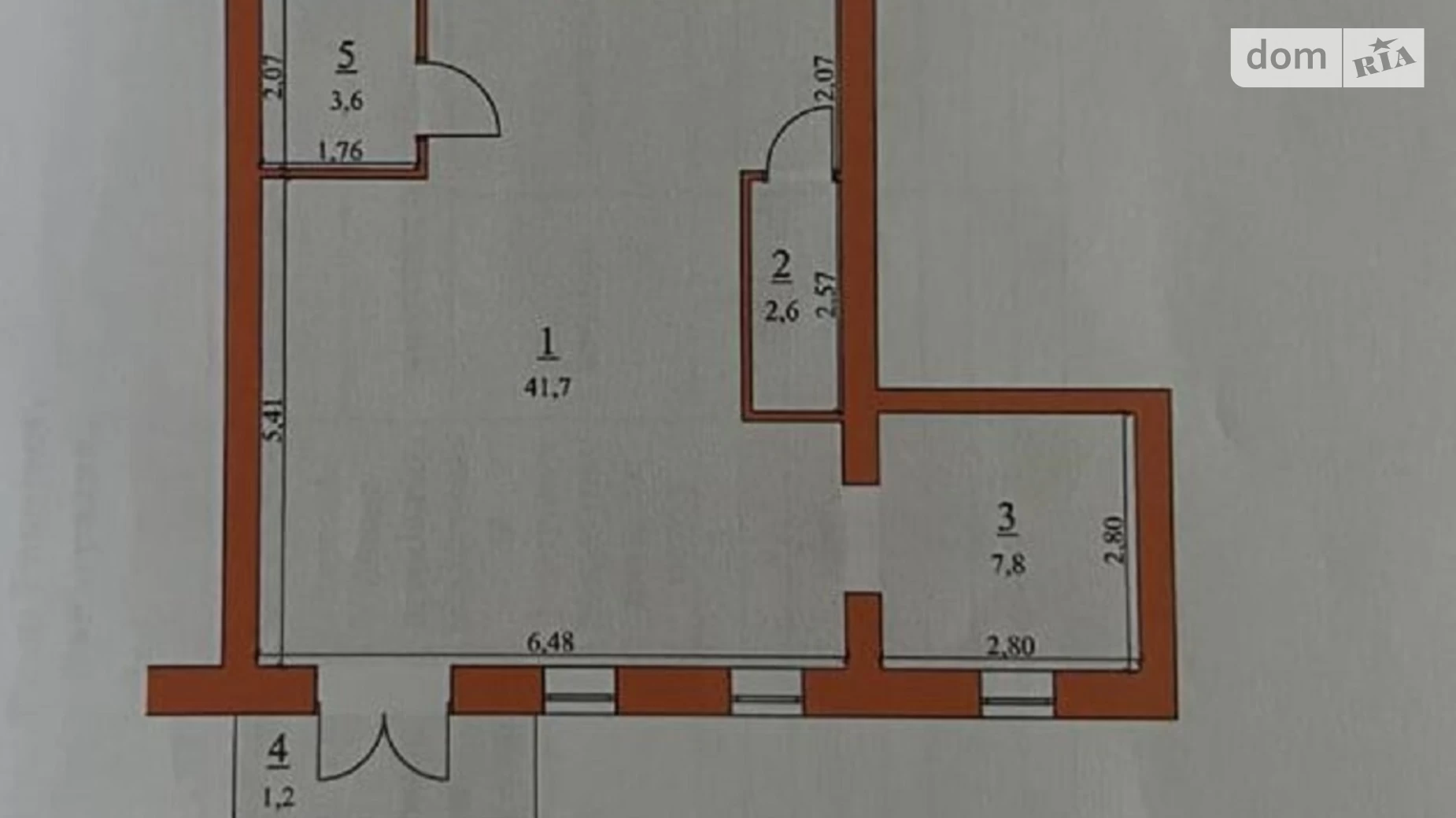 Продається 1-кімнатна квартира 56.9 кв. м у Хмельницькому, вул. Виноградна, 2А - фото 2